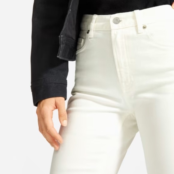 Everlane Like New High-rise Skinny Jeans in White Size 27 Regular - Picture 4 of 8